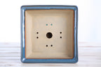 Willow Bonsai Ceramics Square Bonsai Pot 8 Inch – Low‑Profile Square Ceramic Bonsai & Succulent Planter with Accentuated Rim, High‑Fired Frost‑Proof Stoneware, Handmade in USA (Peacock 2025) - Che Cose Belle