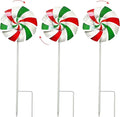 Windmill Decoration，Outdoor Metal Stakes, Wind Catcher Spinner Garden Stakes, Outdoor Wind Spinners, Yard Patio Decoration, Set of 3 - Che Cose Belle