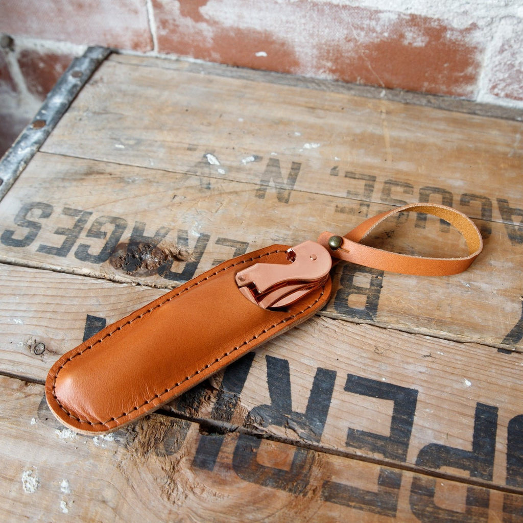 Wine Key with Leather Holster - USA Made - Che Cose Belle