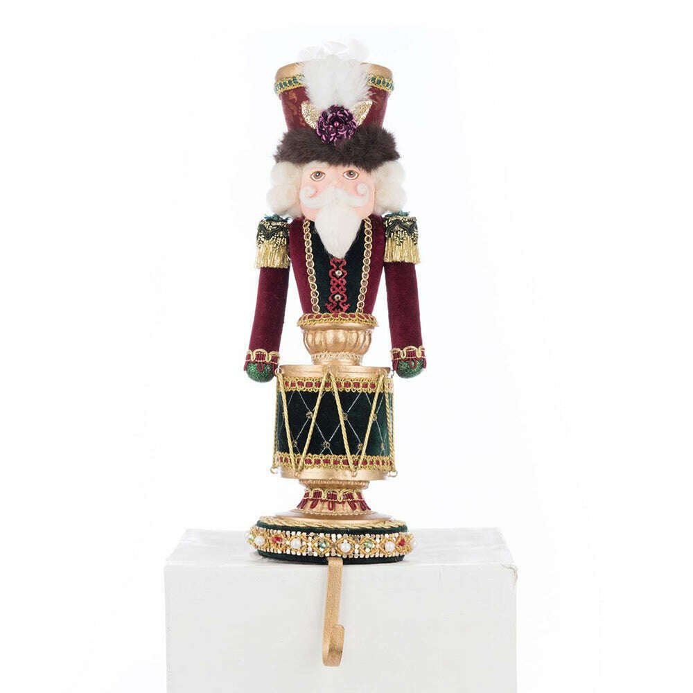 Winter Balsam Nutcracker Stocking Holder | Christmas Decor | Katherine's Collection - Che Cose Belle