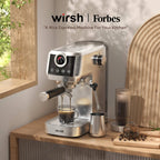 Wirsh 20 Bar Espresso Machine | Home Barista Plus with Pressure Gauge & Steam Wand - Che Cose Belle