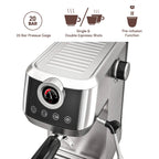 Wirsh 20 Bar Espresso Machine | Home Barista Plus with Pressure Gauge & Steam Wand - Che Cose Belle