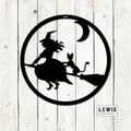 Witch Metal Sign | Halloween Door and Wall Decor - Che Cose Belle