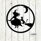 Witch Metal Sign | Halloween Door and Wall Decor - Che Cose Belle