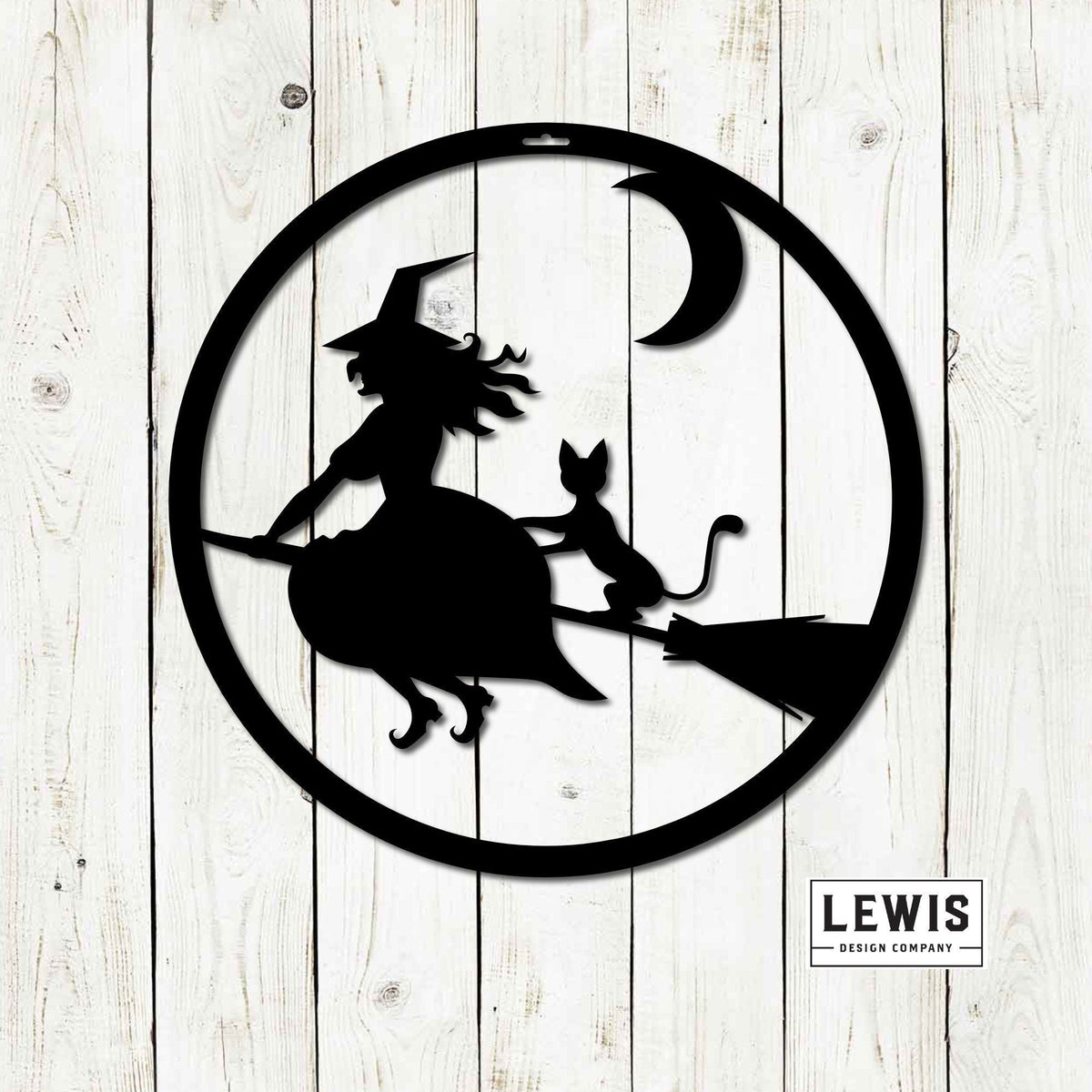Witch Metal Sign | Halloween Door and Wall Decor - Che Cose Belle