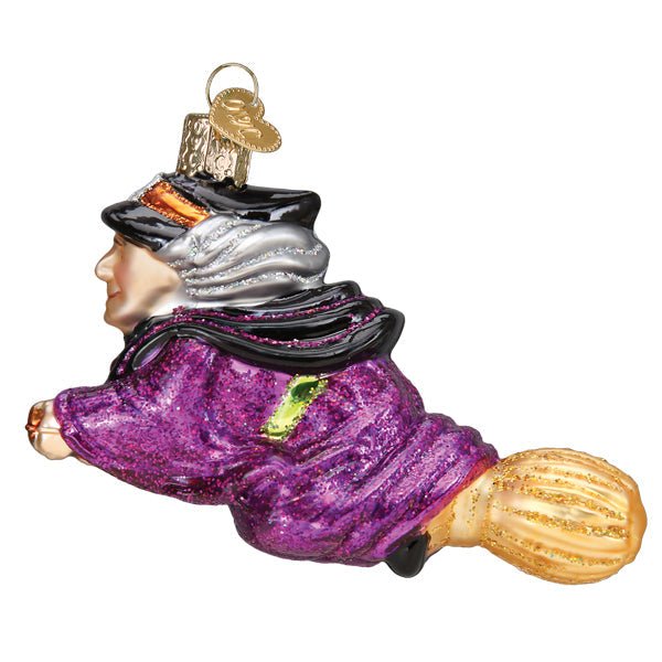 Witch On Broomstick Ornament - Che Cose Belle