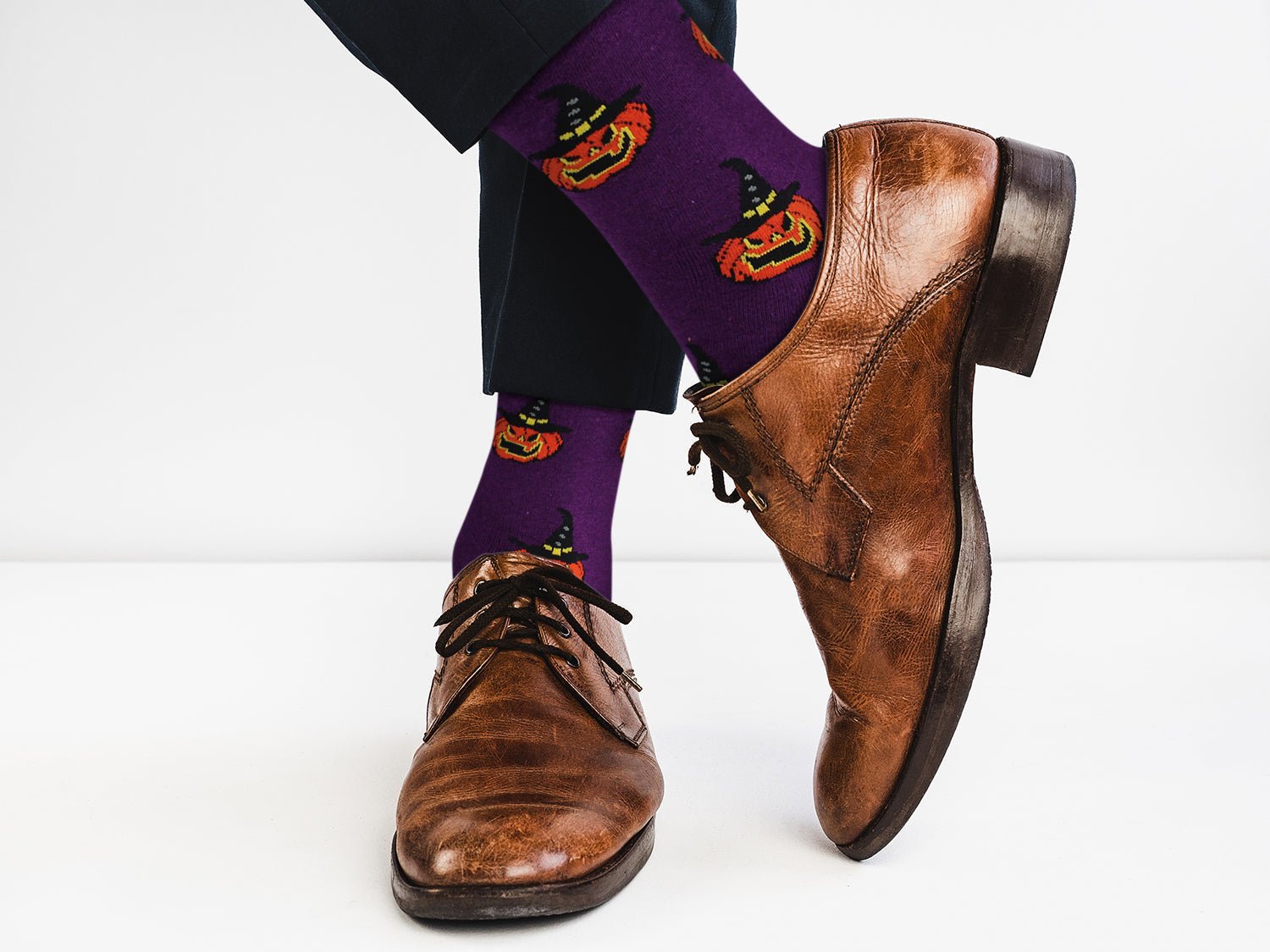 Witch's Pumpkin Halloween Socks - Comfy Cotton for Men & Women - Che Cose Belle