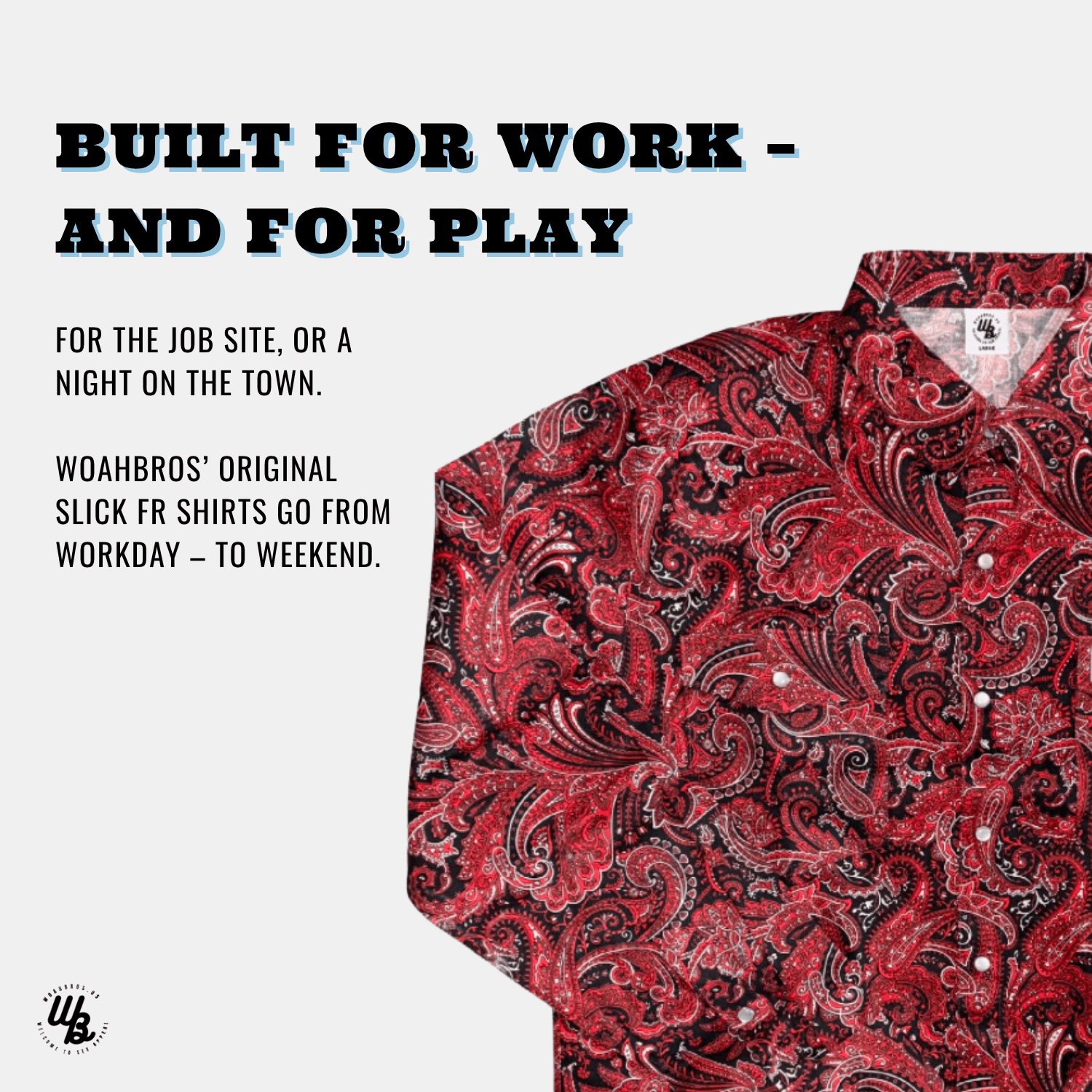 WoahBros Red Paisley FR - Che Cose Belle