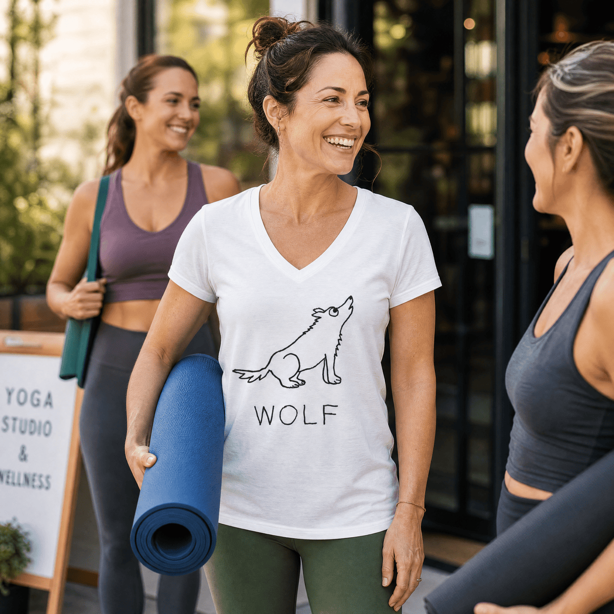 Wolf - V-neck Tee - Che Cose Belle