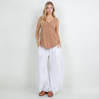 Women's 100% Cotton Gauze Dominica Tank Top - Che Cose Belle