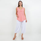 Women's 100% Cotton Gauze Dominica Tank Top - Che Cose Belle