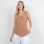 Women's 100% Cotton Gauze Dominica Tank Top - Che Cose Belle