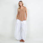 Women's 100% Cotton Gauze Dominica Tank Top - Che Cose Belle