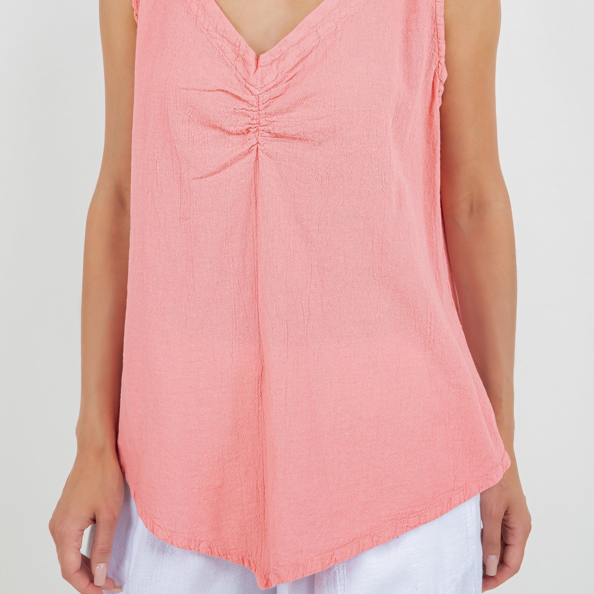 Women's 100% Cotton Gauze Dominica Tank Top - Che Cose Belle