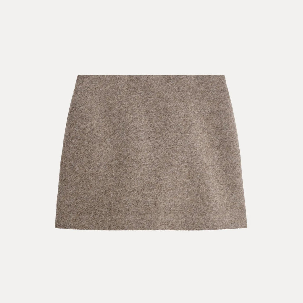 Women's A-Line Midi Skirt Brown - Che Cose Belle