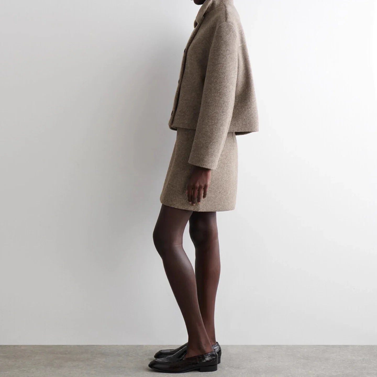 Women's A-Line Midi Skirt Brown - Che Cose Belle