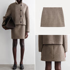 Women's A-Line Midi Skirt Brown - Che Cose Belle