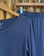 Women's Bamboo Lounge Set - Long Sleeve T-Shirt and Jogger Pants - Che Cose Belle