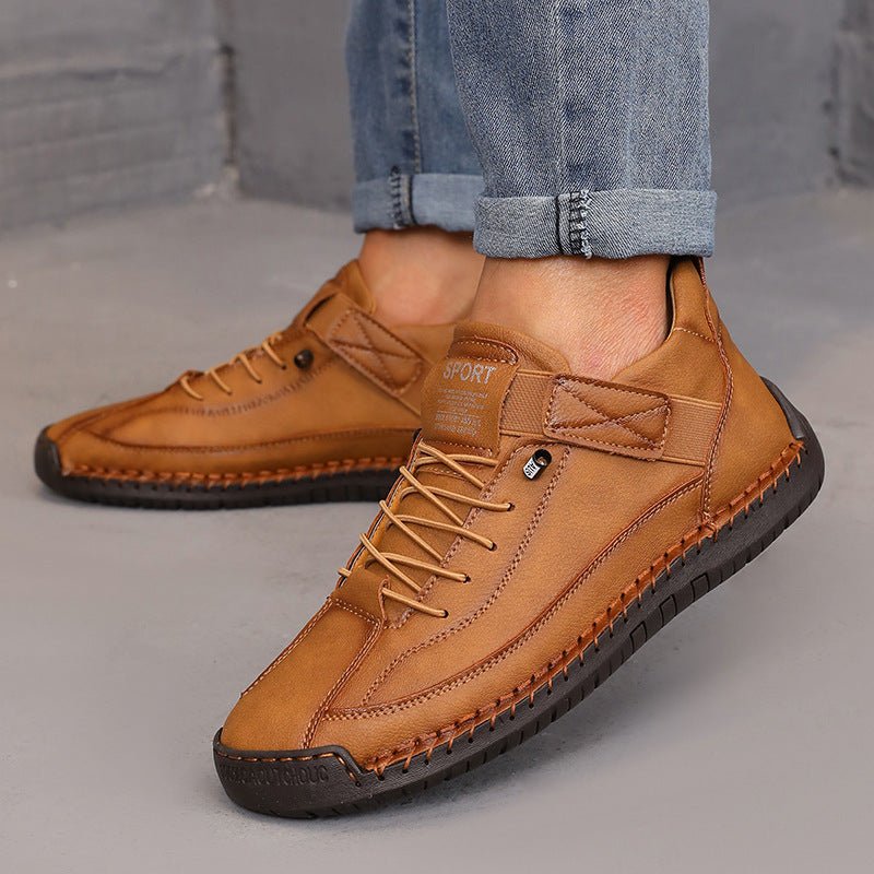 Women’s Color Matching Leather Boots - Che Cose Belle