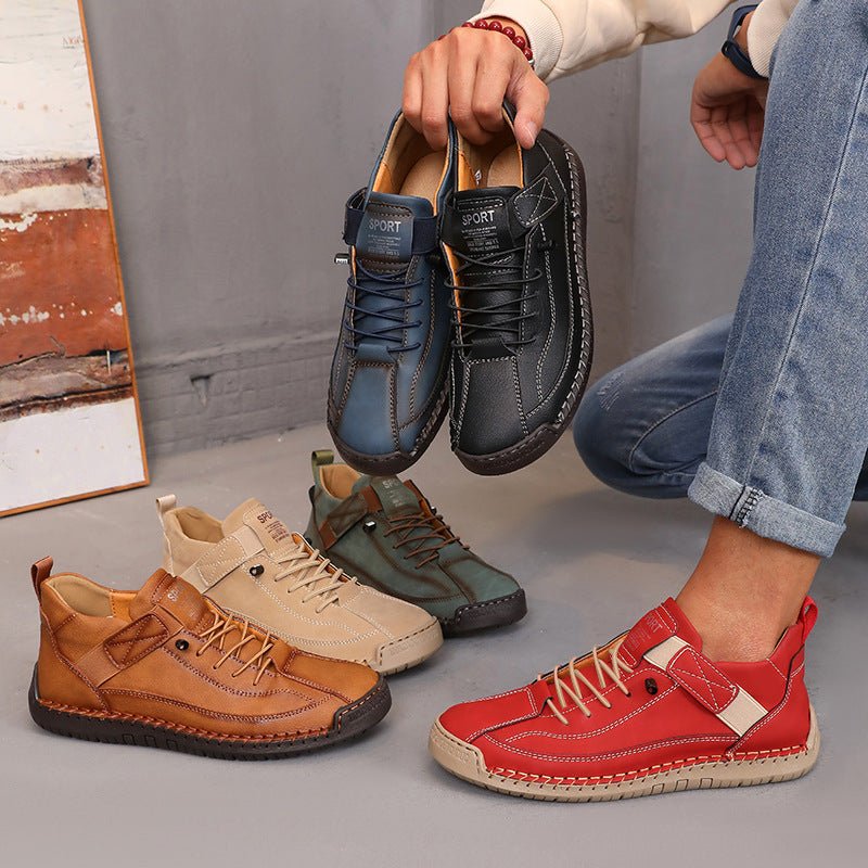 Women’s Color Matching Leather Boots - Che Cose Belle