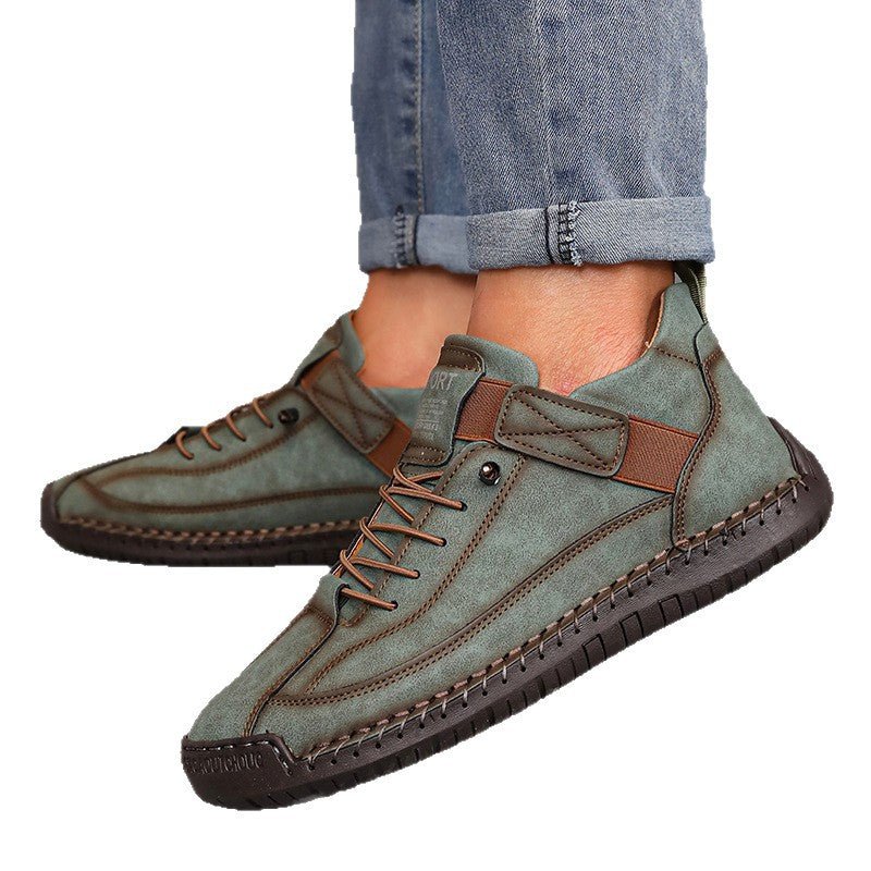 Women’s Color Matching Leather Boots - Che Cose Belle