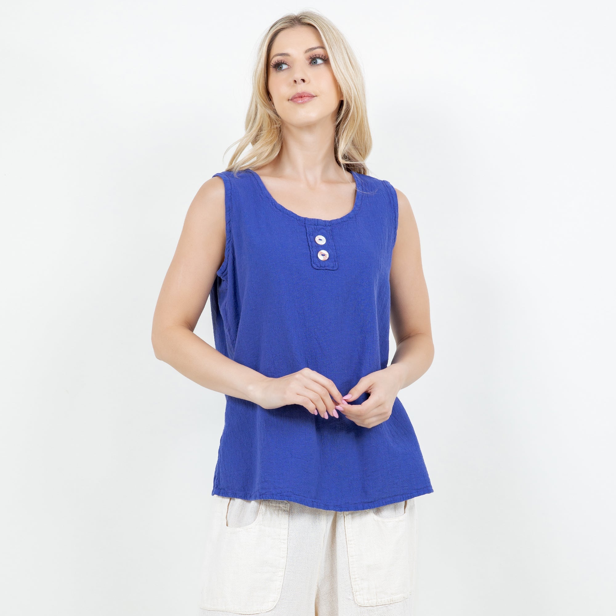 Women's Cotton Gauze Anne Top - Che Cose Belle