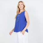 Women's Cotton Gauze Anne Top - Che Cose Belle