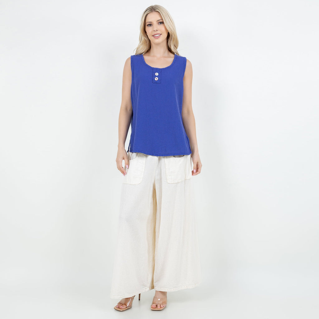 Women's Cotton Gauze Anne Top - Che Cose Belle