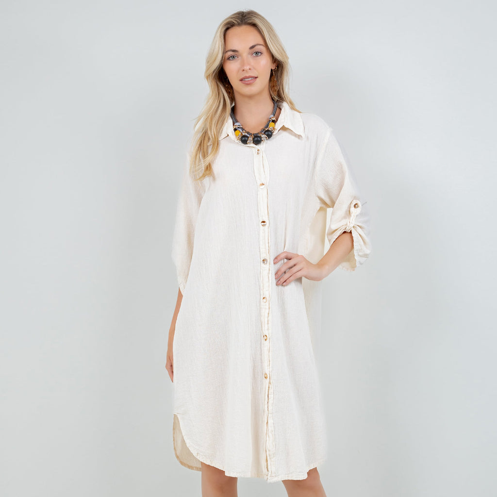 Women's Cotton Gauze Chris Tunic - Che Cose Belle
