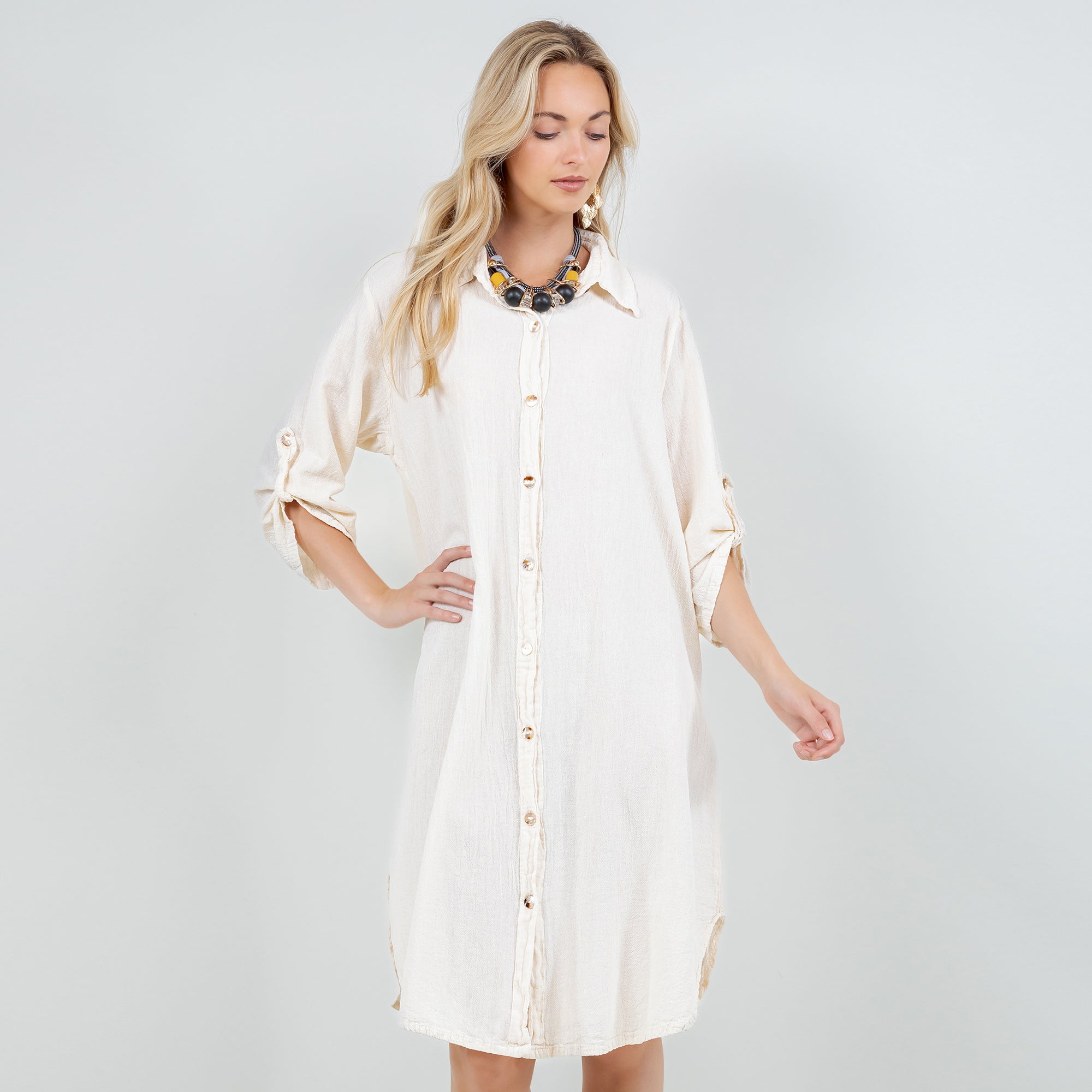Women's Cotton Gauze Chris Tunic - Che Cose Belle