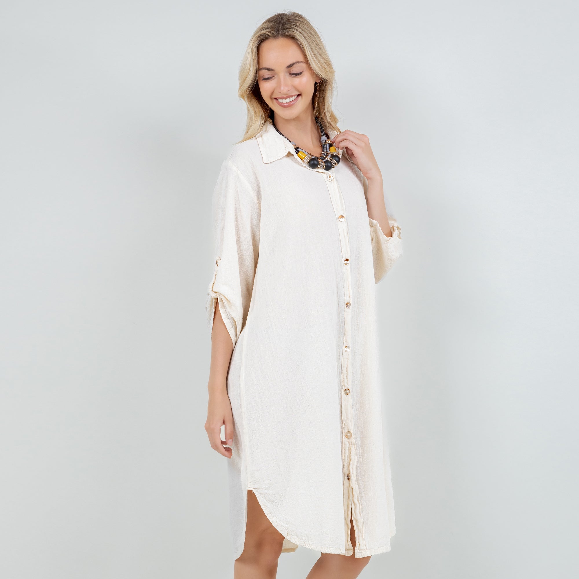 Women's Cotton Gauze Chris Tunic - Che Cose Belle