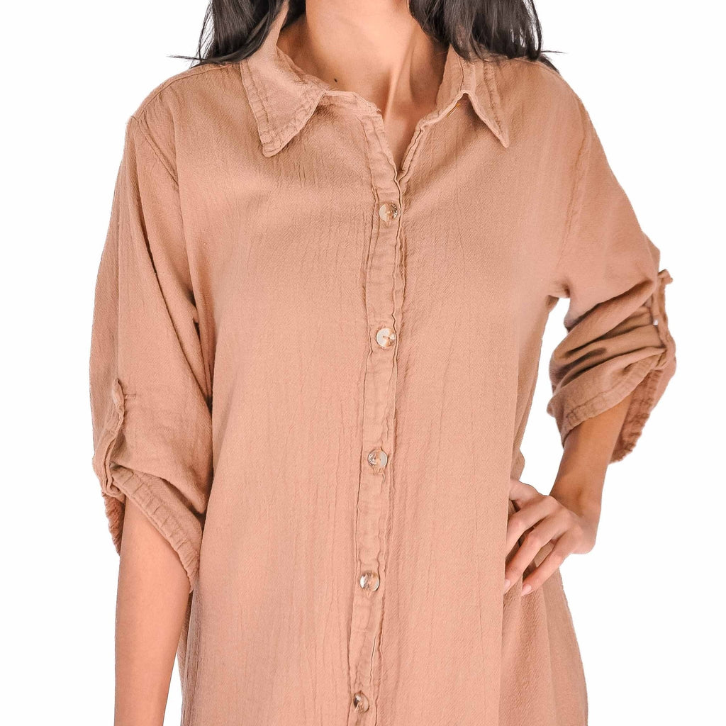 Women's Cotton Gauze Chris Tunic - Che Cose Belle