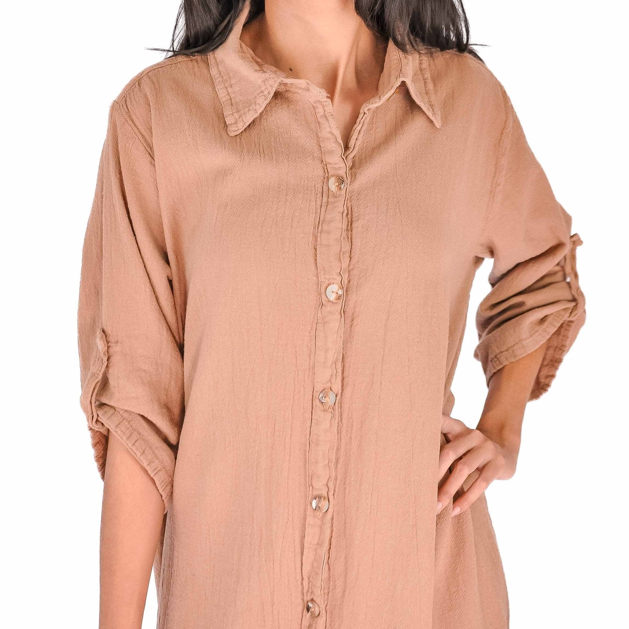 Women's Cotton Gauze Chris Tunic - Che Cose Belle
