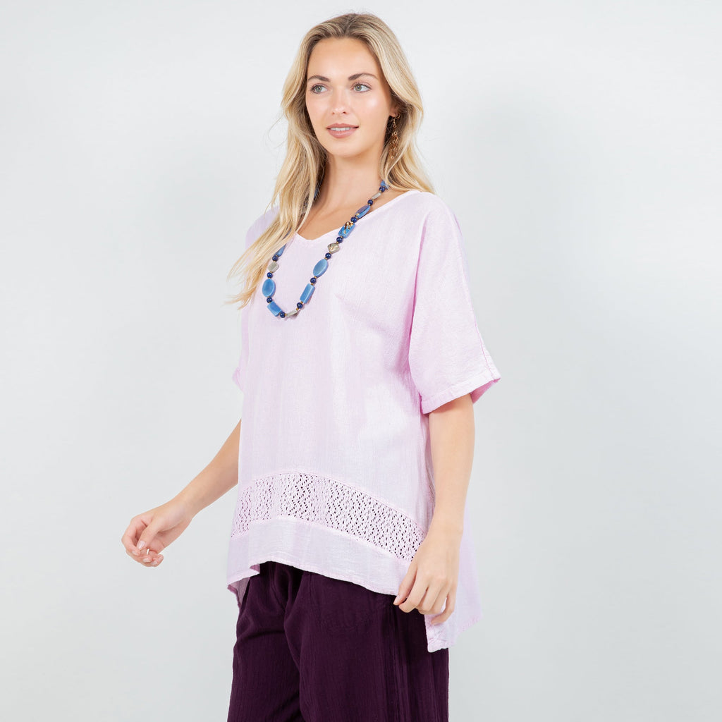 Women's Cotton Gauze Cynthia Top - Che Cose Belle