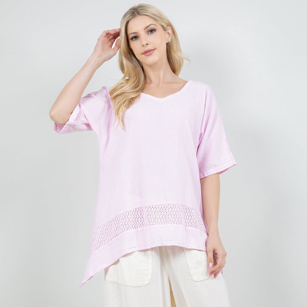Women's Cotton Gauze Cynthia Top - Che Cose Belle
