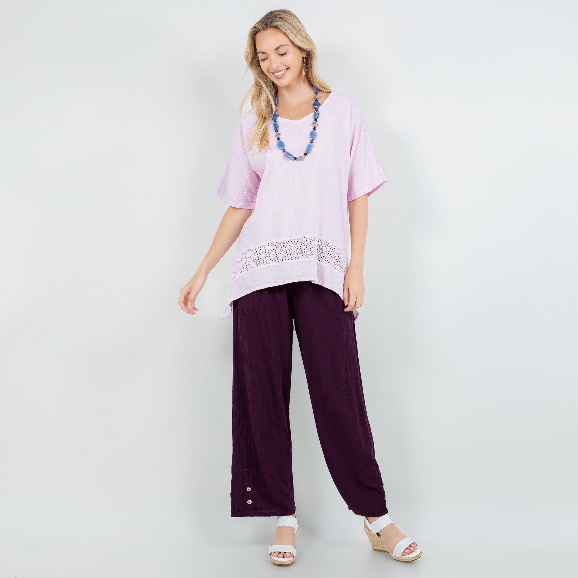 Women's Cotton Gauze Cynthia Top - Che Cose Belle