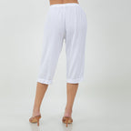 Women's Cotton Gauze Nydia Capri With Pockets - Che Cose Belle