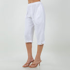 Women's Cotton Gauze Nydia Capri With Pockets - Che Cose Belle
