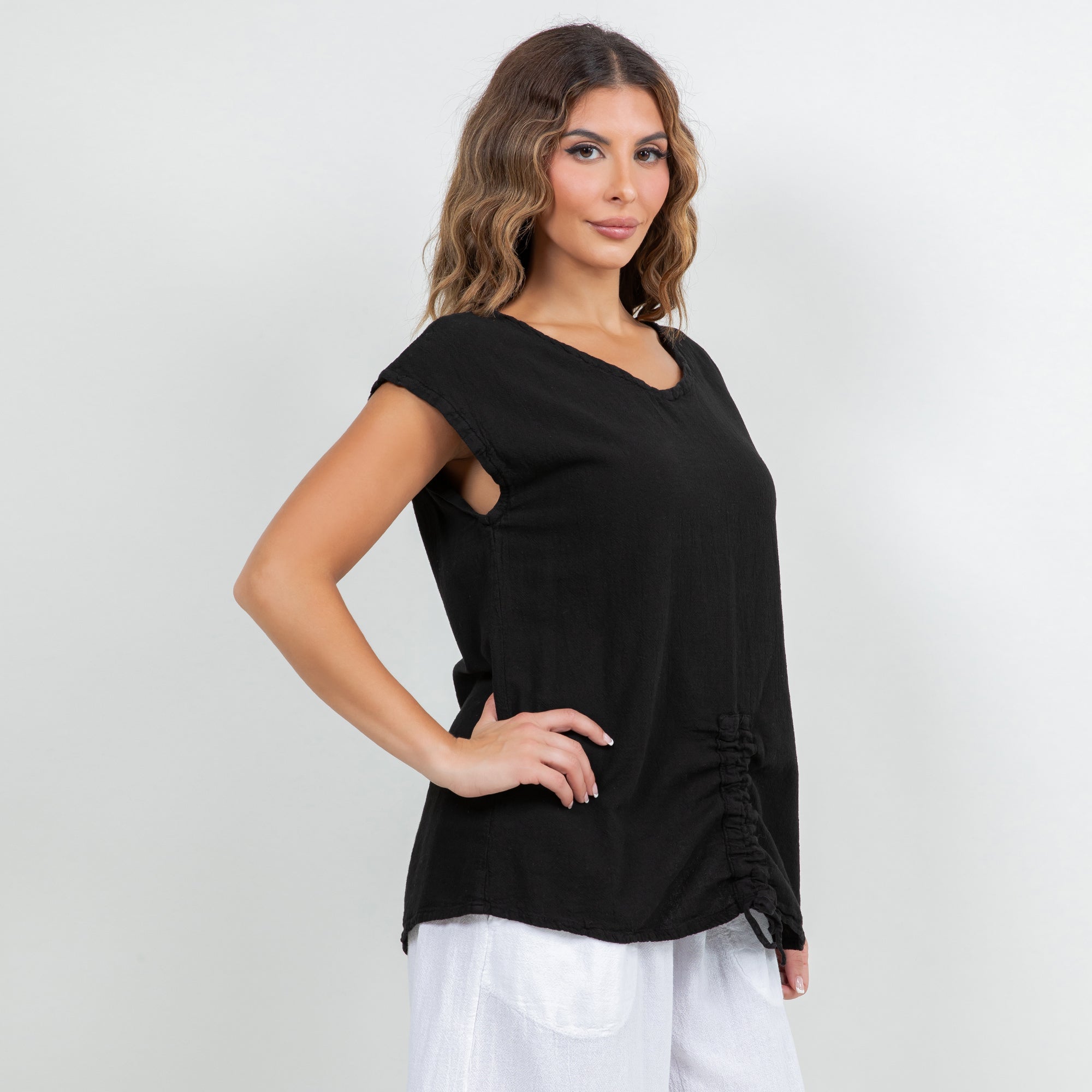 Women's Cotton Gauze One Size Camie Top - Che Cose Belle