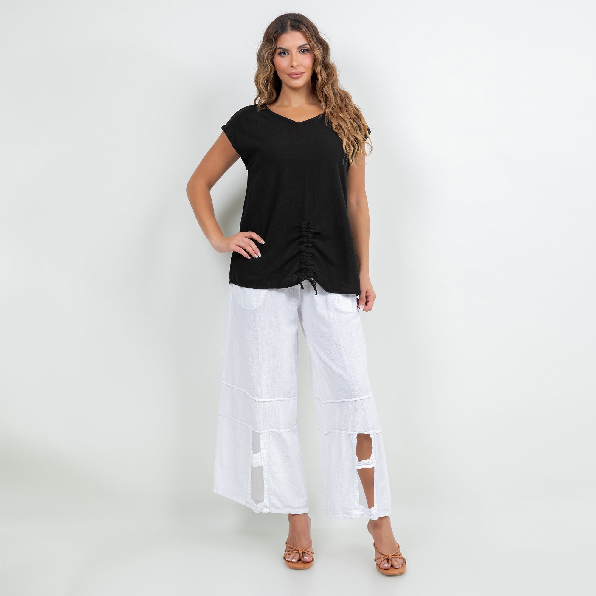 Women's Cotton Gauze One Size Camie Top - Che Cose Belle