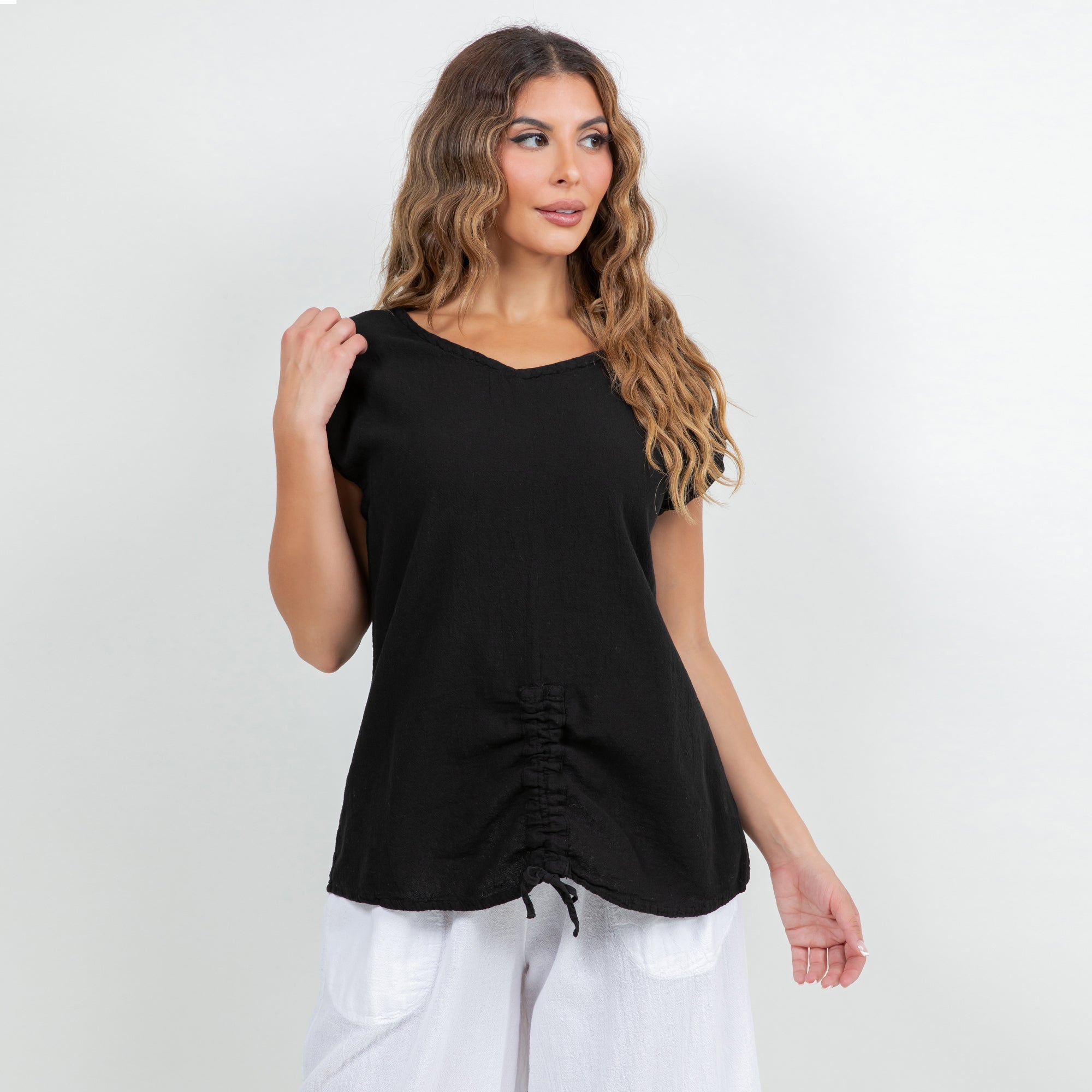 Women's Cotton Gauze One Size Camie Top - Che Cose Belle