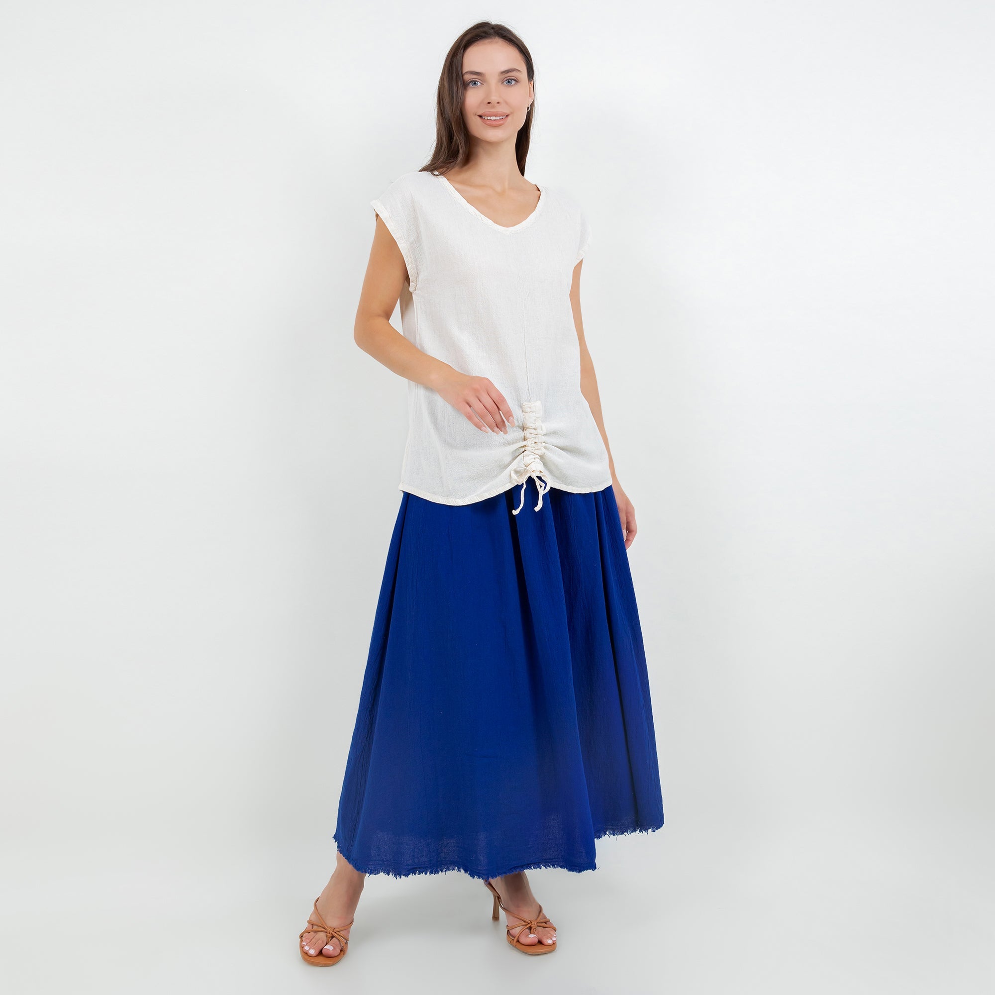 Women's Cotton Gauze One Size Camie Top - Che Cose Belle