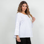 Women's Cotton Gauze Sabrina Top - Che Cose Belle
