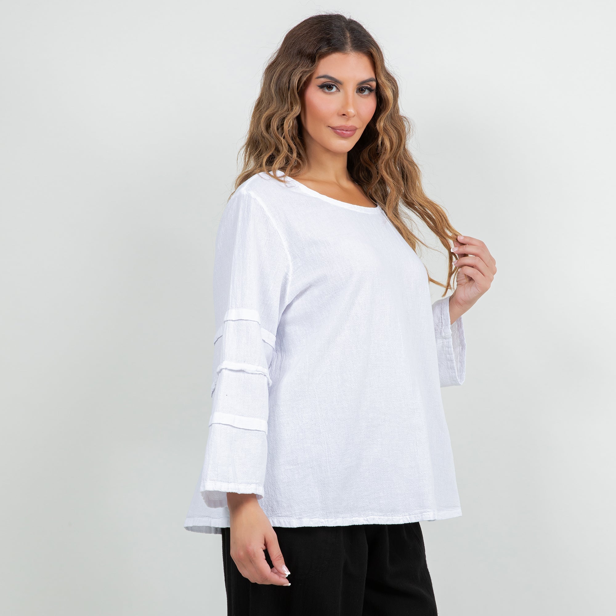 Women's Cotton Gauze Sabrina Top - Che Cose Belle