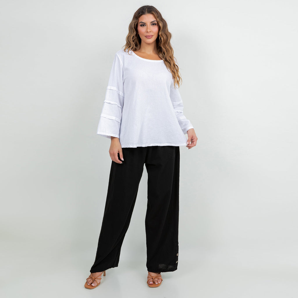 Women's Cotton Gauze Sabrina Top - Che Cose Belle