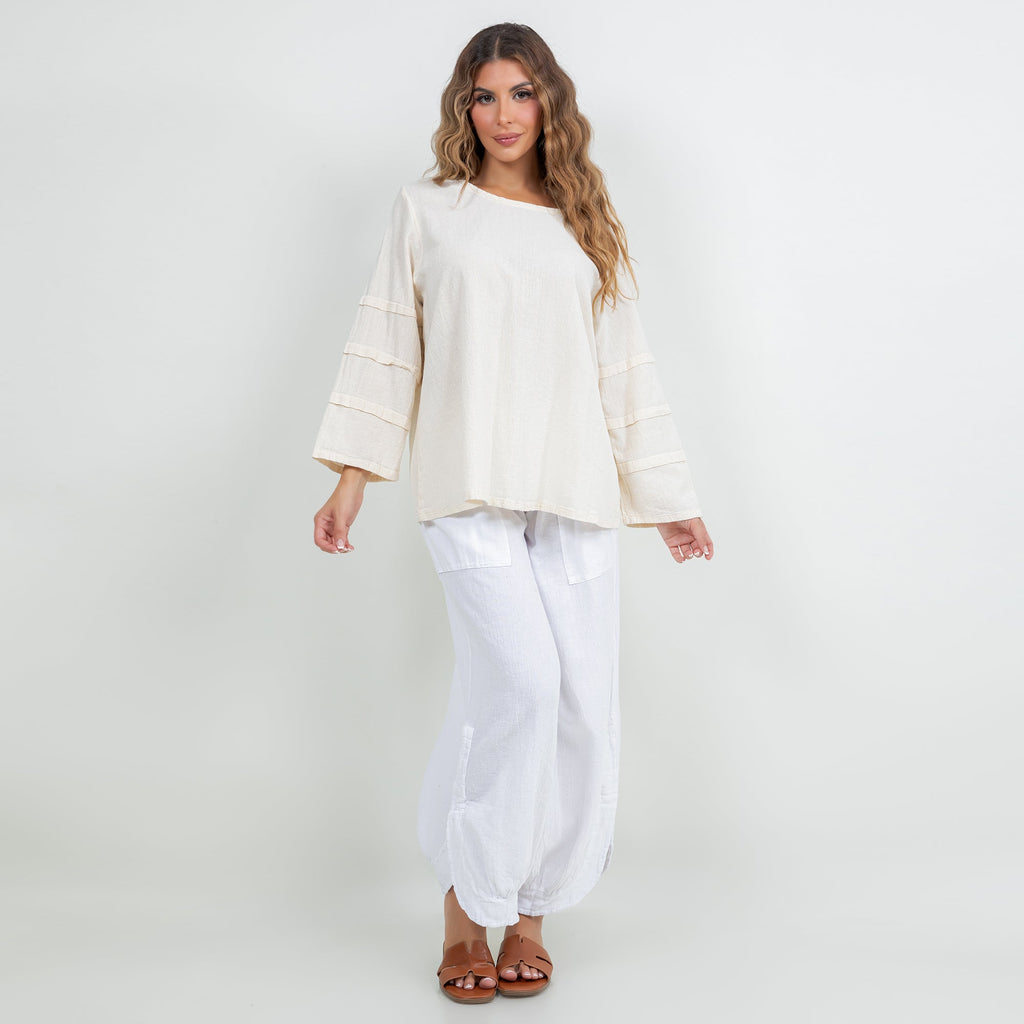 Women's Cotton Gauze Sabrina Top - Che Cose Belle
