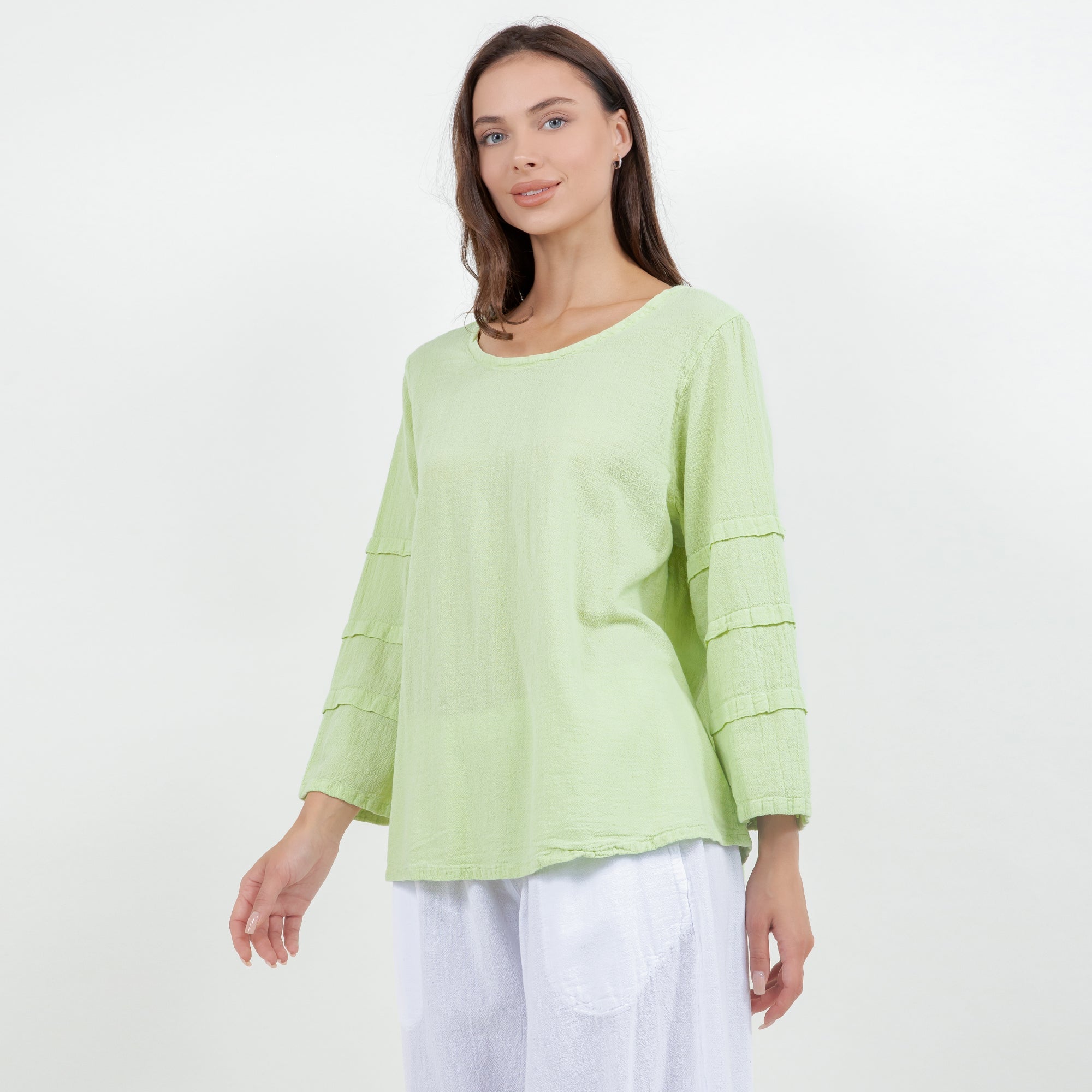 Women's Cotton Gauze Sabrina Top - Che Cose Belle