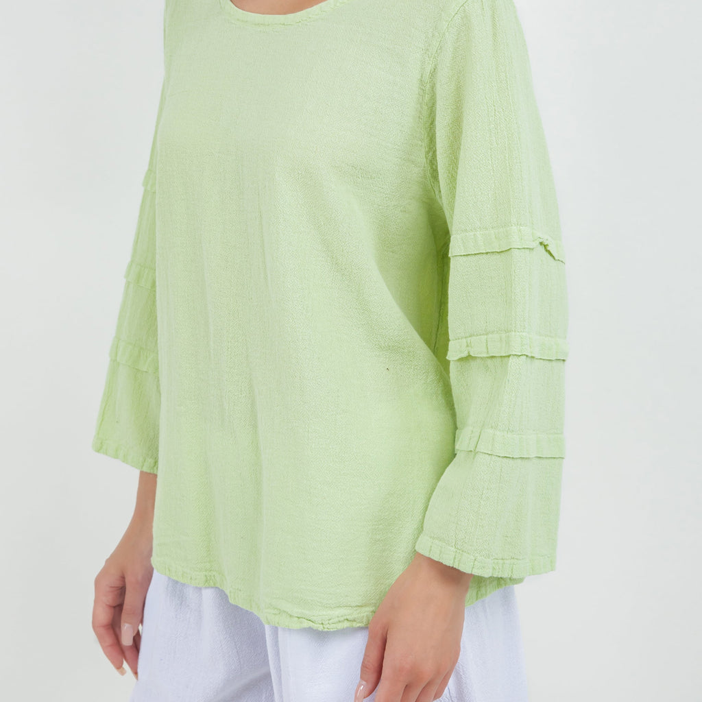 Women's Cotton Gauze Sabrina Top - Che Cose Belle