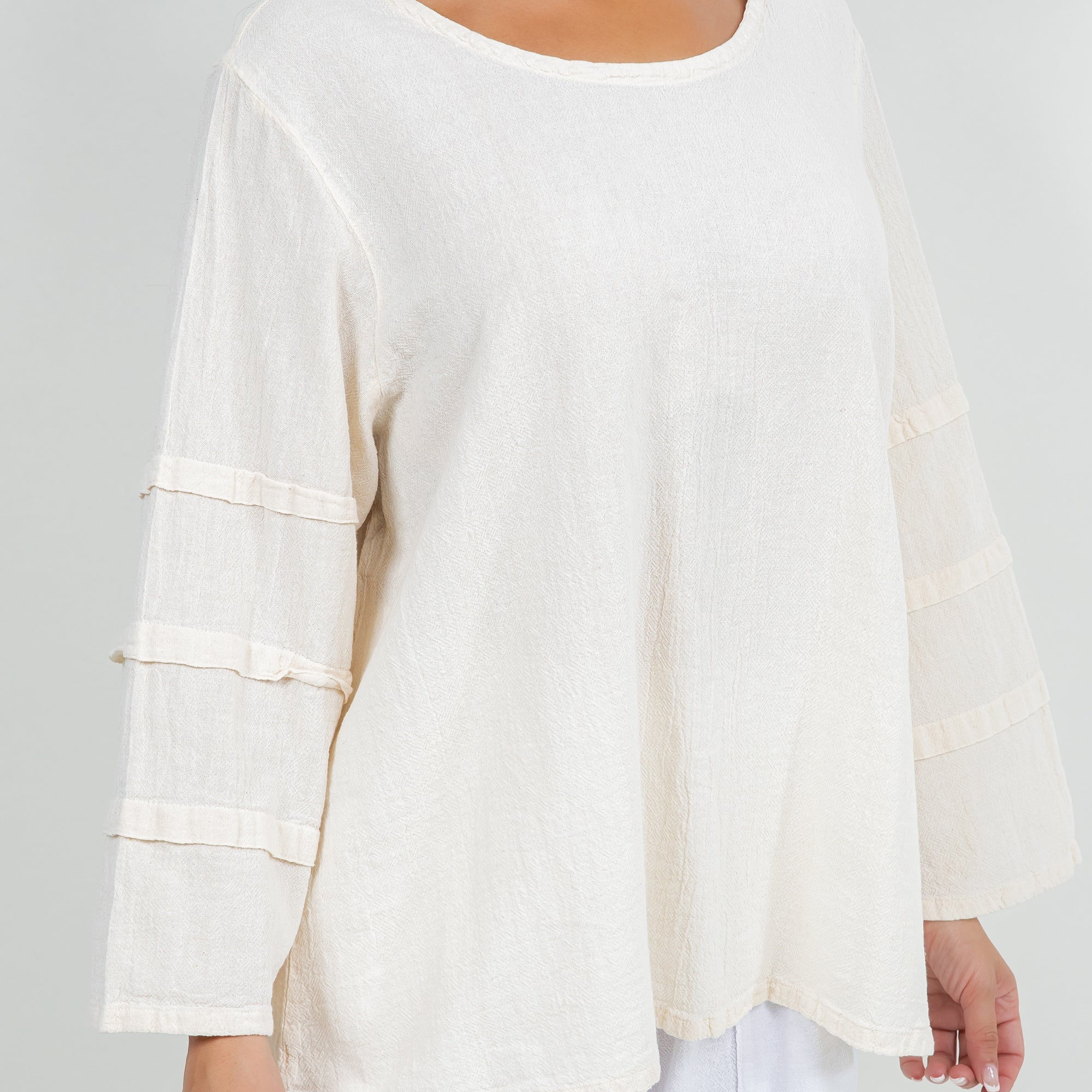Women's Cotton Gauze Sabrina Top - Che Cose Belle