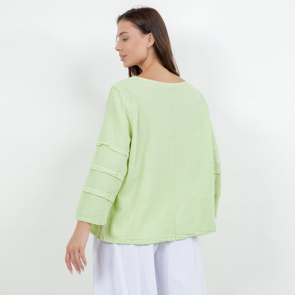 Women's Cotton Gauze Sabrina Top - Che Cose Belle